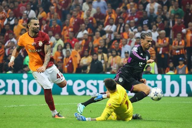 Leroy Sane Muenchen 10 , Galatasaray Istanbul vs Bayern Muenchen, Champions League, Group Stage, Matchday 3, Season 2023 24, Matchday 24 10 2023, Galatasaray Istanbul vs FC Bayern Muenchen, Football, Champions League, Group Stage, Season 2023 24, Matchday 3, Matchday 24 10 2023, Copyright: xEibner-Pressefoto JoergxNiebergax EP_EER