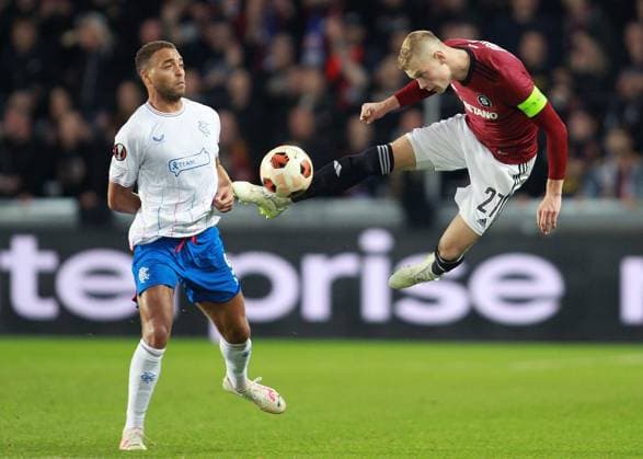 EDITORIAL USE ONLY No use with unauthorised audio, video, data, fixture lists, club league logos or live services. Online in-match use limited to 120 images, no video emulation. No use in betting, games or single club league player publications. Sparta Prague v Rangers, UEFA Europa League, Group C, Football, epet ARENA, Prague, Czech Republic - 26 Oct 2023 EDITORIAL USE ONLY No use with unauthorised audio, video, data, fixture lists, club league logos or live services. Online in-match use limited to 120 images, no video emulation. No use in betting, games or single club league player publications. Copyright: xMilanxKammermeyer Shutterstockx 14164188t