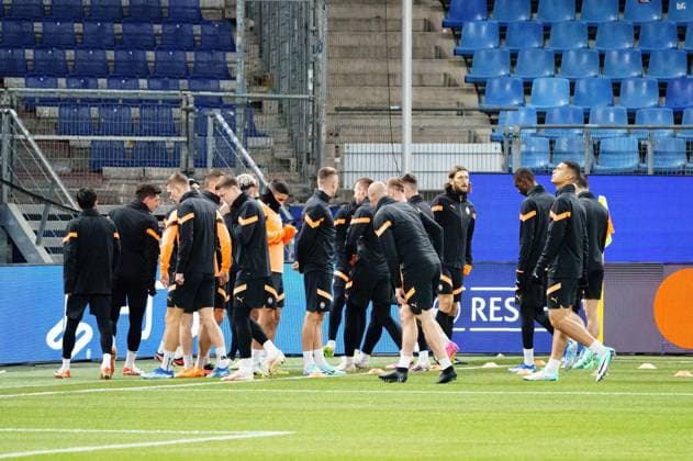 Shakhtar Donetsk at final training in Volkparkstadion GER, Training Shakhtar Donetsk, Football, Champions League, Season 2023 2024, 06 11 2023 GER, Training Shakhtar Donetsk, Football, Champions League, Season 2023 2024, 06 11 2023 Hamburg Copyright: xEibner-Pressefoto MarcelxvonxFehrnx EP_MFN