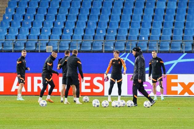 Shakhtar Donetsk at final training in Volkparkstadion GER, Training Shakhtar Donetsk, Football, Champions League, Season 2023 2024, 06 11 2023 GER, Training Shakhtar Donetsk, Football, Champions League, Season 2023 2024, 06 11 2023 Hamburg Copyright: xEibner-Pressefoto MarcelxvonxFehrnx EP_MFN