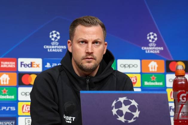 Jacob Neestrup FC Copenhagen, Head Coach , International Press Conference FC Copenhagen, Football, UEFA Champions League, Preliminary Round, Matchday 5, Season 23 24, 28 11 2023, FC Kobenhavn International Press Conference FC Copenhagen, Football, UEFA Champions League, Preliminary Round, Matchday 5, Season 23 24, 28 11 2023 Muenchen Copyright: xEibner-Pressefoto JennixMaulx EP_JML