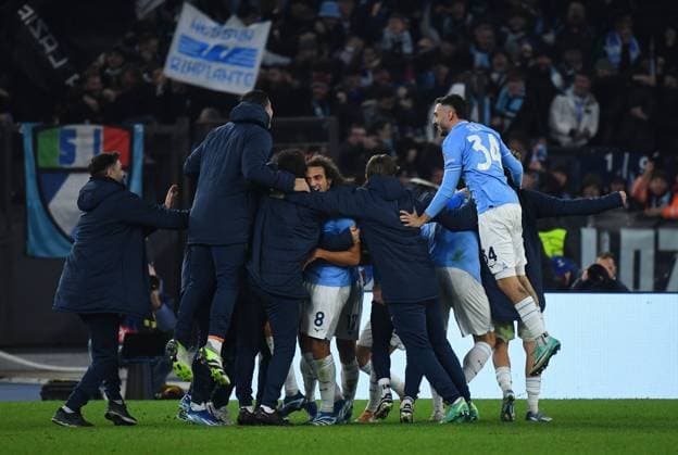 EDITORIAL USE ONLY No use with unauthorised audio, video, data, fixture lists, club league logos or live services. Online in-match use limited to 120 images, no video emulation. No use in betting, games or single club league player publications. Lazio v Celtic, UEFA Champions League, Group E, Football, Stadio Olimpico, Rome, Italy - 28 Nov 2023 EDITORIAL USE ONLY No use with unauthorised audio, video, data, fixture lists, club league logos or live services. Online in-match use limited to 120 images, no video emulation. No use in betting, games or single club league player publications. Copyright: xGiuseppexFama Shutterstockx 14232468fc