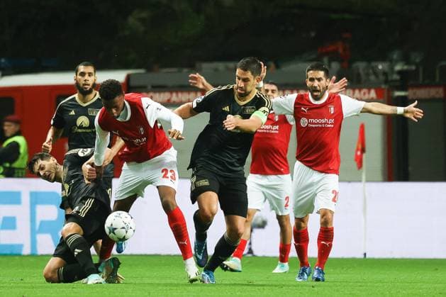 Rani Khedira Union Berlin 6 , SC Braga vs 1 FC Union Berlin, Football, Champions League, Group stage, Matchday 5, Season 2023 2024,29 11 2023 SC Braga vs 1 FC Union Berlin, Football, Champions League, Group stage, Matchday 5, Season 2023 2024,29 11 2023 Braga Copyright: xEibner-Pressefoto JoergxNiebergax EP_JNL