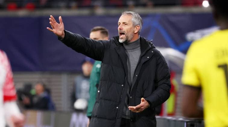 RB Leipzig Young Boys Bern Champions League Leipzig, 13 12 2023, Red Bull Arena, Football , UEFA Champions League, Group G , Matchday 6, RB Leipzig vs Young Boys Bern , In the picture coach Marco Rose, RB Leipzig , Photo for editorial use only , UEFA regulations prohibit any use of photographs as image sequences and or quasi video ,