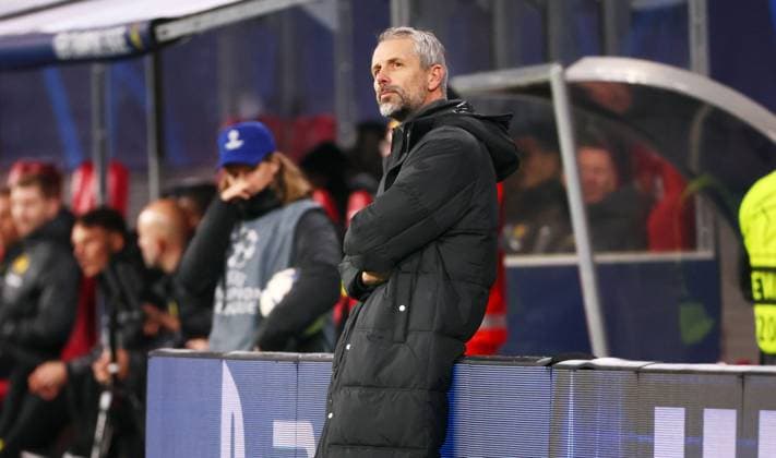RB Leipzig Young Boys Bern Champions League Leipzig, 13 12 2023, Red Bull Arena, Football , UEFA Champions League, Group G , Matchday 6, RB Leipzig vs Young Boys Bern , In the picture coach Marco Rose, RB Leipzig , Photo for editorial use only , UEFA regulations prohibit any use of photographs as image sequences and or quasi video ,