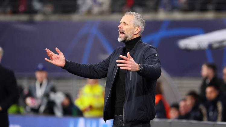 RB Leipzig Real Madrid Champions League Leipzig, 13 02 2024, Red Bull Arena, Fußball, UEFA Champions League, Achtelfinale , RB Leipzig vs Real Madrid , Im Bild Trainer Marco Rose, RB Leipzig , Only editorial use , UEFA regulations prohibit any use of photographs as image sequences and or quasi video ,