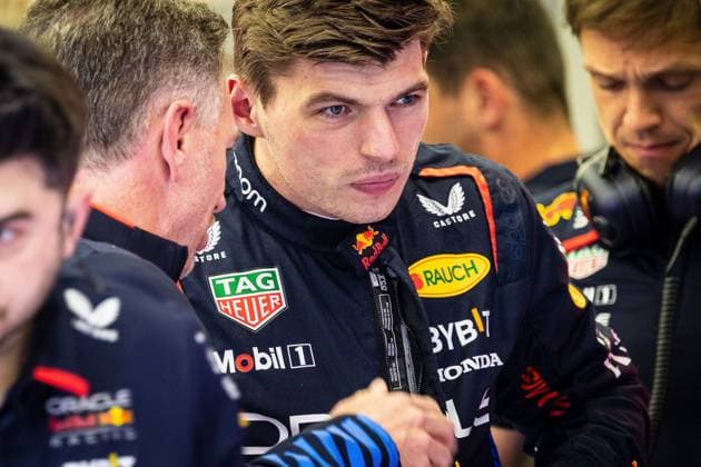 Christian Horner, GB , Oracle Red Bull Racing, Team Principal left , Max Verstappen NED, Oracle Red Bull Racing 1 BHR, Formula 1 Race, Bahrain International Circuit, 01 03 24 BHR, Formula 1 Race, Bahrain International Circuit, 01 03 24 Manama Copyright: xFoto:xEIBNER ThomasxFuesslerx EP_tfr