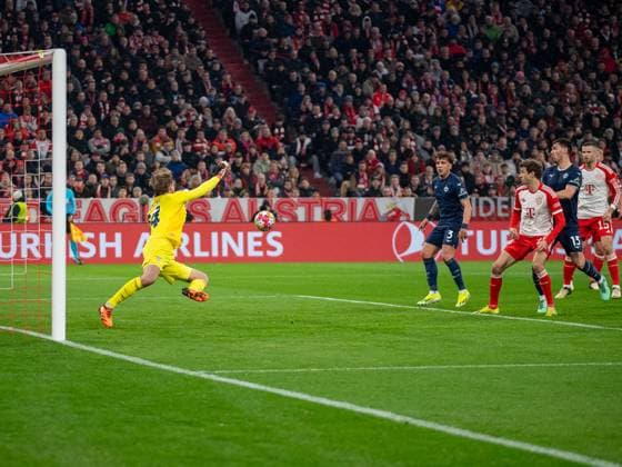 Ivan Provedel Lazio Rome, 94 , GER, FC Bayern Muenchen FCB vs Lazio Rome SSL , Football, UEFA Champions League, Round of 16 second leg, 2023 2024 season, 05 03 2024, DFB DFL regulations prohibit any use of photographs as image sequences and or quasi video , GER, FC Bayern Muenchen FCB vs Lazio Rome SSL , Football, UEFA Champions League, Round of 16 second leg, 2023 2024 season, 05 03 2024 Muenchen Copyright: xEibner-Pressefoto SaschaxWaltherx EP_EER