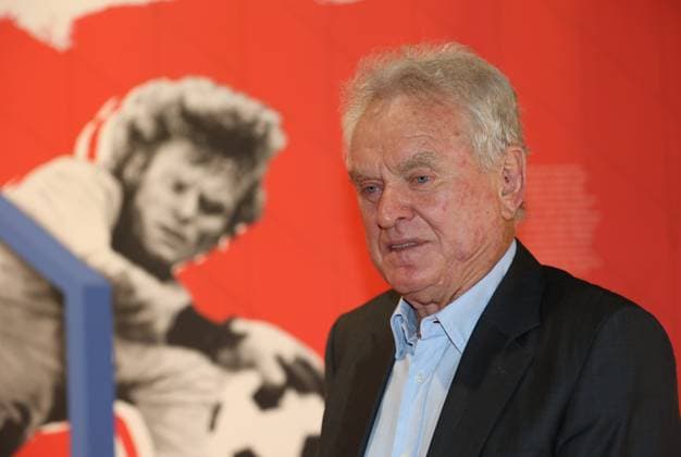 Munich, Germany 19 March 2024 Football, Men, Bundesliga, Season 2023 2024, FC Bayern Munich, Opening special exhibition Sepp Maier on his 80th birthday, FC Bayern Museum, Allianz Arena Sepp Maier, Head, Upper body, Portrait