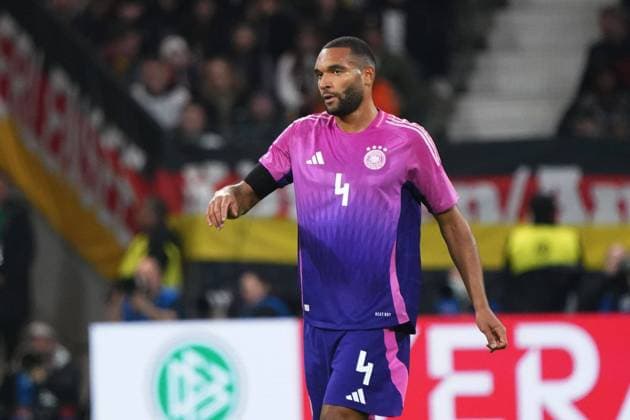 Mens national team, football, friendly match, international match, test match, Germany Netherlands, 26 03 2024, Deutsche Bank Park Frankfurt, Jonathan Tah Germany, action, single image