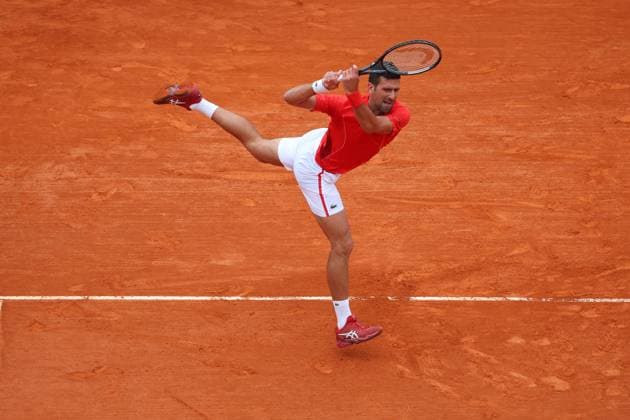 Novak Djokovic (Ser) TENNIS : Rolex Monte Carlo Masters - 09 04 2024 AntoineCouvercelle Panoramic