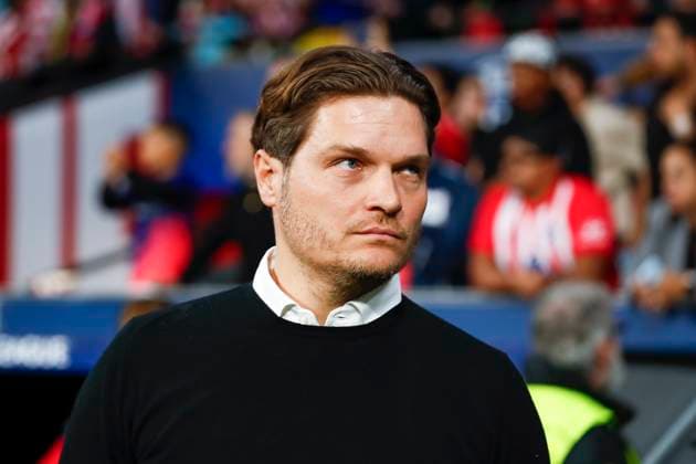 April 10, 2024, Madrid, Madrid, SPAIN: Edin Terzic, head coach of Borussia Dortmund, looks on during the UEFA Champions League, Quarter finals, football match played between Atletico de Madrid and Borussia Dortmund at Civitas Metropolitano stadium on April 10, 2024, in Madrid, Spain. Madrid SPAIN - ZUMAa181 20240410_zaa_a181_033 Copyright: xIrinaxR.xHipolitox