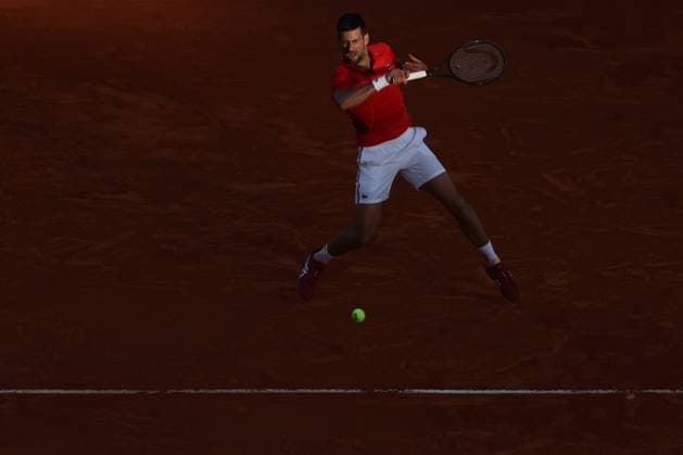 Novak Djokovic (Ser) TENNIS : Rolex Monte Carlo Masters - 13 04 2024 AntoineCouvercelle Panoramic