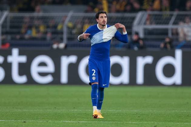 16 04 2024, Football, Season 2023 2024, UEFA Champions League, UCL, Quarter-final, Round 2, Second leg, Borussia Dortmund Atletico Madrid, Jose Maria Gimenez Atletico Madrid , Dortmund Signal Iduna Park NRW Germany xRHR PHOTO DEx Copyright: DennisxEwert RHR-FOTOx RHR-FOTO DE