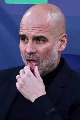 Manchester City manager Pep Guardiola Manchester City v Real Madrid, UEFA Champions League, Quarter Final, Second Leg, Football, Etihad Stadium, Manchester, UK - 17 Apr 2024 EDITORIAL USE ONLY No use with unauthorised audio, video, data, fixture lists, club league logos or live services. Online in-match use limited to 120 images, no video emulation. No use in betting, games or single club league player publications. Copyright: xMattxWest Shutterstockx 14434933dh