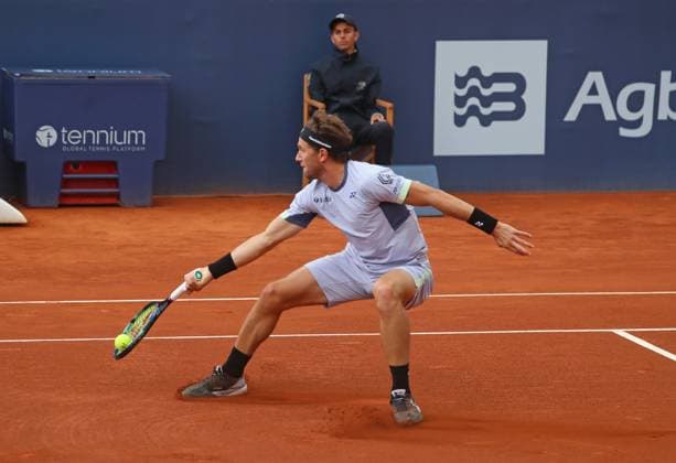 Barcelona Open Banc Sabadell 2024 - Day Four Casper Ruud is playing against Jordan Thompson in the round of 16 of the Barcelona Open Banc Sabadell, 71st Conde de Godo Trophy, at the Real Club de Tennis Barcelona 1899, in Barcelona, Spain, on April 18, 2024. Barcelona Barcelona Spain Copyright: xUrbanandsportx originalFilename:urbanandsport-barcelon240418_npjYl