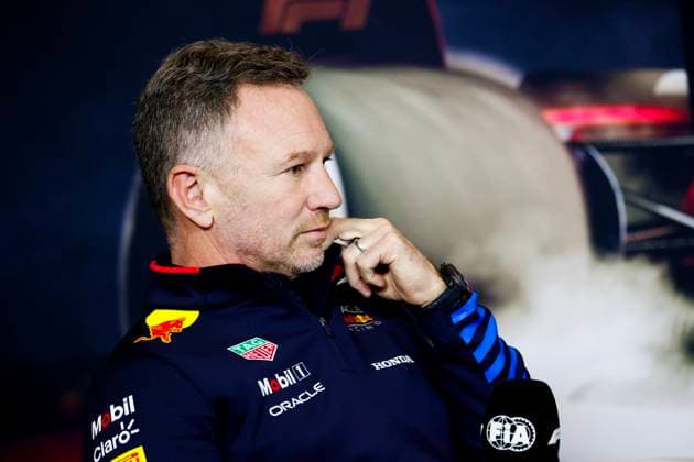 HORNER Christian (gbr), Team Principal of Red Bull Racing, portrait press conference, PK, Pressekonferenz during the Formula 1 Lenovo Chinese Grand Prix 2024, 5th round of the 2024 Formula One World Championship, WM, Weltmeisterschaft from April 19 to 21, 2024 on the Shanghai International Circuit, in Shanghai, China - F1 - CHINESE GRAND PRIX 2024 DPPI Panoramic 03933