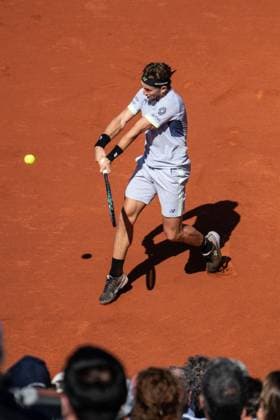 April 19, 2024, Barcelona, Barcelona, Spain: Casper Ruud of Norway during the quarter finals of Barcelona Open Banc Sabadell Trofeo Conde de Godo on April 19, 2024 in Barcelona, Spain. Tennis 2024: Barcelona Open - ZUMABarc 20240419_spo_s316_010 Copyright: xMartixSeguraxRamonedax
