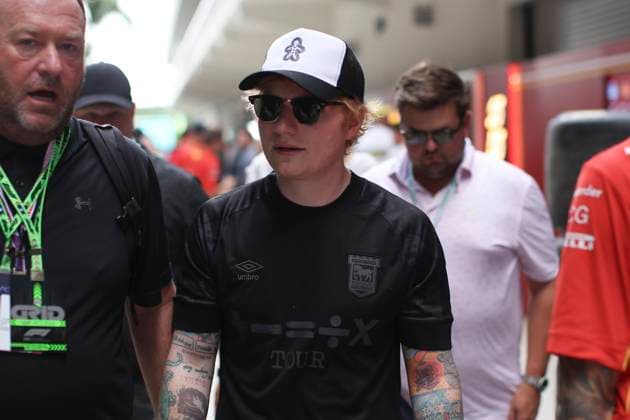 May 4, 2024, Miami, Florida, United States: May 4, 2024, Miami, United States: May 4th, 2024, Miami, United States; F1 Miami Grand Prix Sprint Race; Singer Ed Sheeran attends to the Miami Grand Prix F1 Miami Grand Prix Race.May 4th - ZUMAa178 20240504_aap_a178_024 Copyright: xJanxKolodziejx