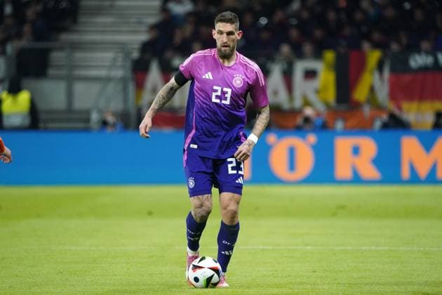 Mens national team, football, friendly match, international match, test match, Germany Netherlands, 26 03 2024, Deutsche Bank Park Frankfurt, Robert Andrich Germany, action, single image