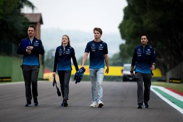Logan Sargeant Williams Racing, 02 at Trackwalk, ITA, Formula 1 World Championship, Grand Prix Emilia Romagna Imola, Autodromo Enzo e Dino Ferrari, Media Day, 16 05 2024 ITA, Formula 1 World Championship, Grand Prix Emilia Romagna Imola, Autodromo Enzo e Dino Ferrari, Media Day, 16 05 2024 Imola Copyright: xEibner-Pressefoto Memmlerx EP_MMR