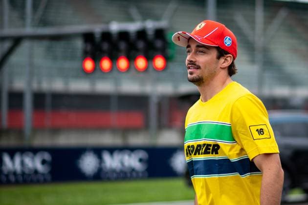 Charles Leclerc Scuderia Ferrari HP, 16 at the Forever Senna memorial race for Ayrton Senna Brazil , ITA, Formula 1 World Championship, Grand Prix Emilia Romagna Imola, Autodromo Enzo e Dino Ferrari, Media Day, 16 05 2024 ITA, Formula 1 World Championship, Grand Prix Emilia Romagna Imola, Autodromo Enzo e Dino Ferrari, Media Day, 16 05 2024 Imola Copyright: xEibner-Pressefoto Memmlerx EP_MMR