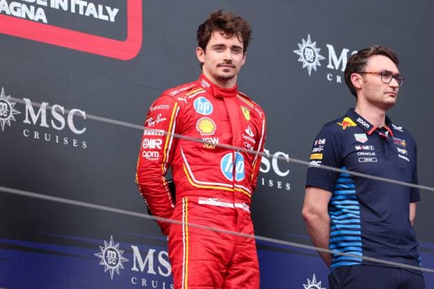 16 Charles Leclerc Scuderia Ferrari HP, 16 , Race, Podium, ITA, Formula 1 World Championship, Grand Prix Emilia Romagna Imola, Autodromo Enzo e Dino Ferrari, Media Day, 19 05 2024 ITA, Formula 1 World Championship, Grand Prix Emilia Romagna Imola, Autodromo Enzo e Dino Ferrari, Media Day, 19 05 2024 Imola Copyright: xEibner-Pressefoto AnnikaxGrafx EP_AGF