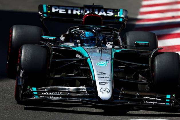 George Russell of Great Britain and Mercedes in action, Qualifying, F1 Grand Prix of Monaco, Monaco on May 25, 2024 in Monte Carlo, Monaco Photo by Diogo Cardoso DeFodi Images George Russell of Great Britain and Mercedes in action, Qualifying, F1 Grand Prix of Monaco, Monaco on May 25, 2024 in Monte Carlo, Monaco Photo by Diogo Cardoso DeFodi Images Defodi 645 f1mon20240525 0642 Defodi-645