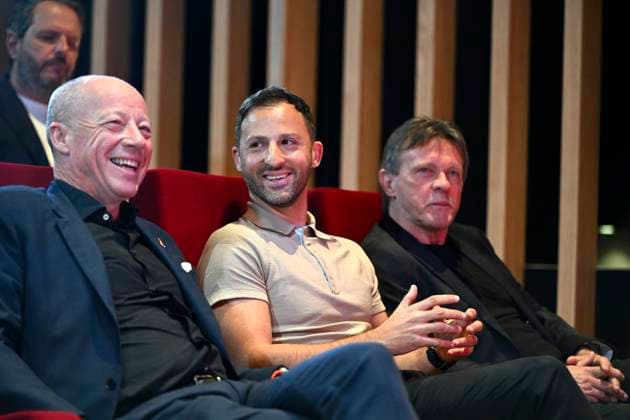 Squad Announcement UEFA EURO, EM, Europameisterschaft,Fussball 2024 TUBIZE, BELGIUM - MAY 28 : Belgian national coach Domenico Tedesco with Piet Vandendriessche, CEO RBFA and Franky Vercauteren talking to the press during a press conference, PK, Pressekonferenz to announce his player selection to compete in the UEFA Euro 2024 tournament in Germany on May 28, 2024 in Tubize, Belgium, 28 05 2024 Tubize Belgium Copyright: xVincentxKalutx
