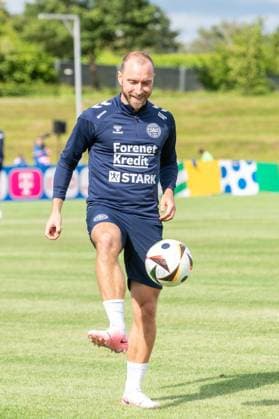 Christian Eriksen Denmark, 10 Public training national team Denmark, UEFA European Football Championship 2024, men, European Championship 2024, GER, 11 06 2024, Public training national team Denmark, UEFA European Football Championship 2024, men, European Championship 2024, GER, 11 06 2024 Freudenstadt Copyright: xEibner-Pressefoto WolfgangxFrankx EP_WFK