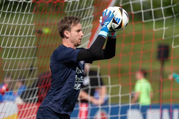 Frederik Roennow Denmark, 22 Public training national team Denmark, UEFA European Football Championship 2024, Men, European Championship 2024, GER, 11 06 2024, Public training national team Denmark, UEFA European Football Championship 2024, Men, European Championship 2024, GER, 11 06 2024 Freudenstadt Copyright: xEibner-Pressefoto WolfgangxFrankx EP_WFK