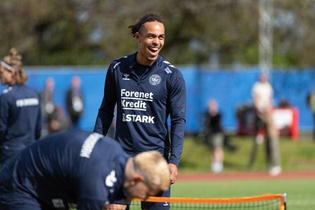 Yussuf Yurary Poulsen Denmark, 20 Public training national team Denmark, UEFA European Football Championship 2024, Men, European Championship 2024, GER, 11 06 2024, Public training national team Denmark, UEFA European Football Championship 2024, Men, European Championship 2024, GER, 11 06 2024 Freudenstadt Copyright: xEibner-Pressefoto WolfgangxFrankx EP_WFK