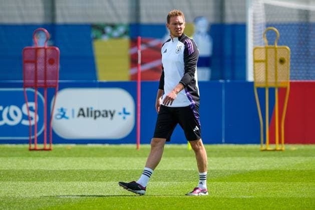 Julian Nagelsmann Germany , Coach , GER, Final training MD 1, Mens national team ahead of Germany vs. Scotland, UEFA European Championship 2024, Football, Herzogenaurach, 13 06 2024 GER, Final training MD 1, Mens national team ahead of Germany vs. Scotland, UEFA European Championship 2024, Football, Herzogenaurach, 13 06 2024 Herzogenaurach Copyright: xEibner-Pressefoto FlorianxWieganx EP_FWD