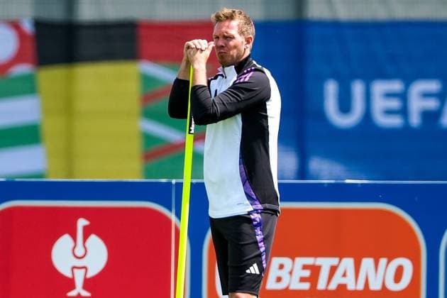 Julian Nagelsmann Germany , Coach , GER, Final training MD 1, Mens national team ahead of Germany vs. Scotland, UEFA European Championship 2024, Football, Herzogenaurach, 13 06 2024 GER, Final training MD 1, Mens national team ahead of Germany vs. Scotland, UEFA European Championship 2024, Football, Herzogenaurach, 13 06 2024 Herzogenaurach Copyright: xEibner-Pressefoto FlorianxWieganx EP_FWD