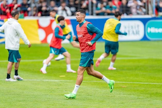 Cristiano Ronaldo Portugal Training EURO2024, Public Training, Public Training, Men, Football, 14 06 2024 Portugal Training EURO2024, Public Training, Public Training, Men, Football, 14 06 2024 Guetersloh Copyright: xEibner-Pressefoto BahhoxKarax EP_POR
