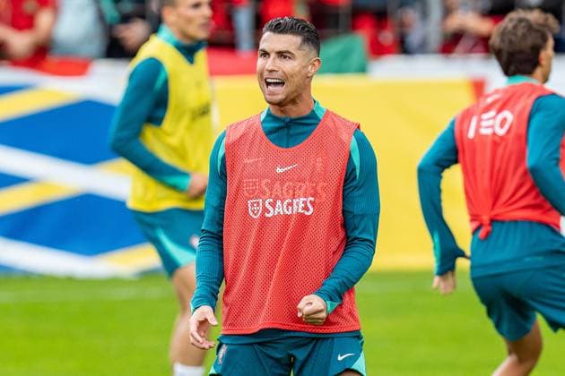 Cristiano Ronaldo Portugal Training EURO2024, Public Training, Public Training, Men, Football, 14 06 2024 Portugal Training EURO2024, Public Training, Public Training, Men, Football, 14 06 2024 Guetersloh Copyright: xEibner-Pressefoto BahhoxKarax EP_POR