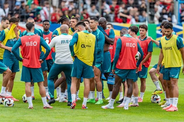 Cristiano Ronaldo Portugal Training EURO2024, Public Training, Public Training, Men, Football, 14 06 2024 Portugal Training EURO2024, Public Training, Public Training, Men, Football, 14 06 2024 Guetersloh Copyright: xEibner-Pressefoto BahhoxKarax EP_POR