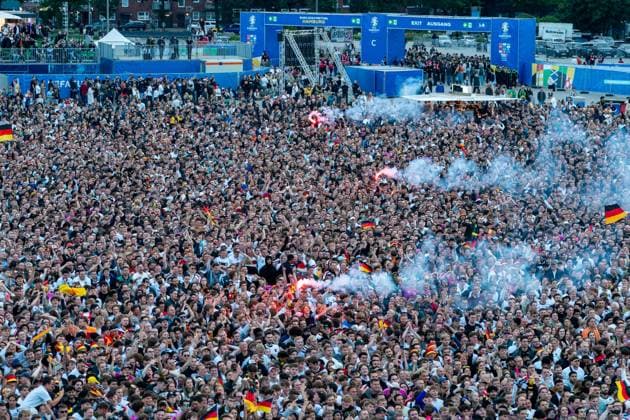 GER, Fanzone Hamburg, Set-up, Ready for opening match, Public Viewing, Fan Festival, UEFA EURO 2024, 13 06 2024 GER, Fanzone Hamburg, Set-up, Ready for opening match, Public Viewing, Fan Festival, UEFA EURO 2024, 13 06 2024 Hamburg Copyright: xEibner-Pressefoto MaximilianxVinx EP_MVN