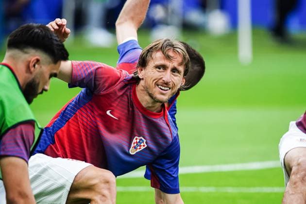 Luka Modric Croatia, 10 GER, Spain vs Croatia, European Football Championship, UEFA Euro 2024, Group B, Matchday 1, 15 06 2024 GER, Spain vs Croatia, European Football Championship, UEFA Euro 2024, Group B, Matchday 1, 15 06 2024 Berlin Copyright: xEibner-Pressefoto MarcelxvonxFehrnx EP_MFN