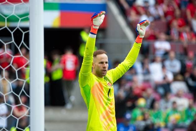 Peter Gulacsi Hungary, 01 , GER, Hungary HUN vs Switzerland SUI , European Football Championship, UEFA EURO 2024, Group A, Matchday 1, 15 06 2024 GER, Hungary HUN vs Switzerland SUI , European Football Championship, UEFA EURO 2024, Group A, Matchday 1, 15 06 2024 Cologne Copyright: xEibner-Pressefoto Memmlerx EP_MMR