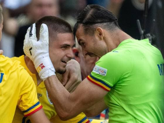 Goal for 2 0 by Razvan Gabriel Marin Romania, 18 , GER, Romania v Ukraine, European Football Championship, UEFA EURO 2024, Group E, Matchday 1, 17 06 2024, GER, Romania v Ukraine, European Football Championship, UEFA EURO 2024, Group E, Matchday 1, 17 06 2024 Munich Copyright: xEibner-Pressefoto SaschaxWaltherx EP_SWA