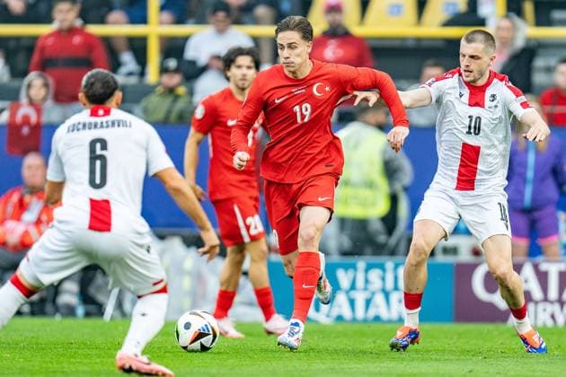 Kenan Yildiz Turkey, 19 Turkey vs Georgia, Men, Football, Matchday 1, EURO 2024, 18 06 2024, European Championship, Group F Turkey vs Georgia, Men, Football, Matchday 1, EURO 2024, 18 06 2024, European Championship, Group F Dortmund Copyright: xEibner-Pressefoto BahhoxKarax EP_TUR