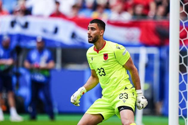 Thomas Strakosha Albania, 23 GER, Croatia vs Albania, European Football Championship, UEFA Euro 2024, Matchday 2, 19 06 2024 GER, Croatia vs Albania, European Football Championship, UEFA Euro 2024, Matchday 2, 19 06 2024 Hamburg Copyright: xEibner-Pressefoto MarcelxvonxFehrnx EP_MFN