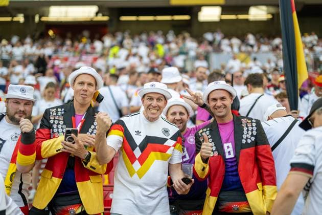 Spectators and fans of Germany, GER, Germany GER vs Hungary HUN , European Football Championship, UEFA EURO 2024, Group A, Matchday 2, 19 06 2024, GER, Germany GER vs Hungary HUN , European Football Championship, UEFA EURO 2024, Group A, Matchday 2, 19 06 2024 Stuttgart Copyright: xEibner-Pressefoto SaschaxWaltherx EP_EER