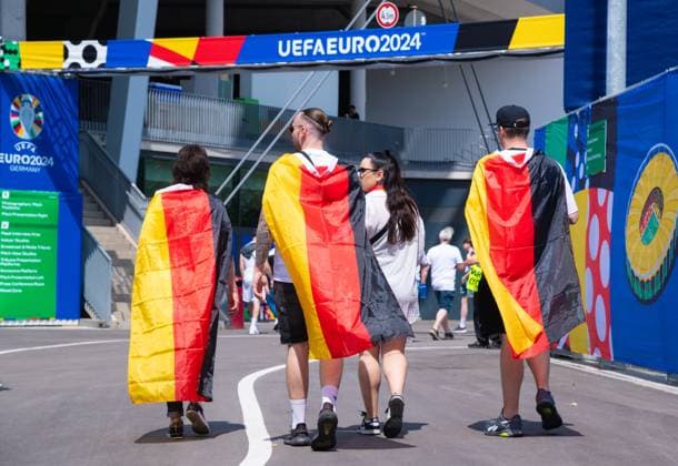 Fans of Germany, UEFA EURO 2024 Group A, Germany vs Hungary, Arena Stuttgart on June 19, 2024 in Stuttgart, Germany Photo by Silas Schueller DeFodi Images Fans of Germany, UEFA EURO 2024 Group A, Germany vs Hungary, Arena Stuttgart on June 19, 2024 in Stuttgart, Germany Photo by Silas Schueller DeFodi Images Defodi 0583267866st Defodi-738
