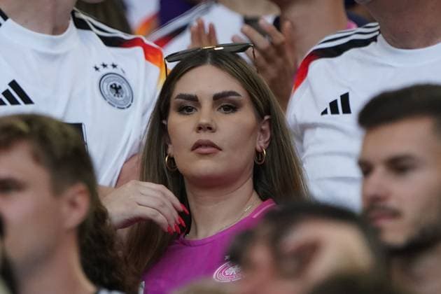 EURO 2024, Football, UEFA Euro 2024, EM 2024, Group stage, Group A, Germany Hungary, 19 06 2024, Stuttgartarena Stuttgart Anlicia Andrich Frau fraue Robert Andrich Germany, Action, Single image