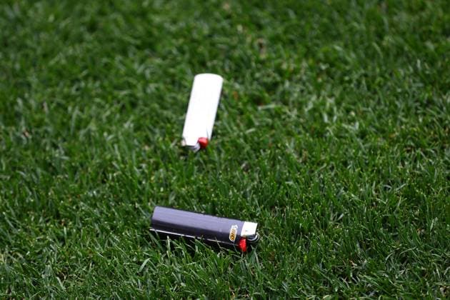 Lighters seen on the pitch after the match Slovenia v Serbia, UEFA European Championship, EM, Europameisterschaft 2024, Group C, Football, Munich Football Arena, Munich, Germany, 20 Jun 2024 EDITORIAL USE ONLY No use with unauthorised audio, video, data, fixture lists, club league logos or live services. Online in-match use limited to 120 images, no video emulation. No use in betting, games or single club league player publications. Copyright: xMichaelxZemanek Shutterstockx 14543659dl
