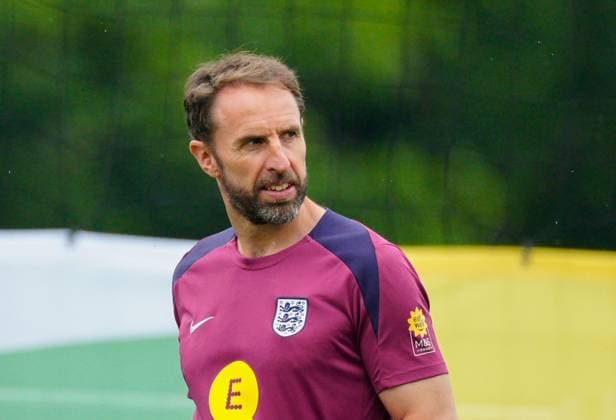 Gareth Southgate manager of England England Training, UEFA European Championship, EM, Europameisterschaft 2024, Group C, Football, Spa & Golf Resort Weimarer Land, Blankenhain, Germany, 21 Jun 2024 EDITORIAL USE ONLY No use with unauthorised audio, video, data, fixture lists, club league logos or live services. Online in-match use limited to 120 images, no video emulation. No use in betting, games or single club league player publications. Copyright: xDavexShopland Shutterstockx 14543929c