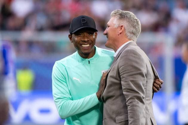 David Alaba Austria, Coach , Bastian Schweinsteiger Germany, ARD TV Expert, Former national player , GER, Austria AUT vs France FRA , European Football Championship, UEFA EURO 2024, Group D, Matchday 1, 17 06 2024 GER, Austria AUT vs France FRA , European Football Championship, UEFA EURO 2024, Group D, Matchday 1, 17 06 2024 Duesseldorf Copyright: xEibner-Pressefoto Memmlerx EP_MMR