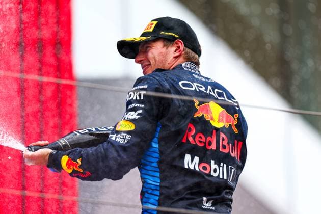 Max Verstappen of the Netherlands and Oracle Red Bull Racing celebrates after winning the Race, Race, F1 Grand Prix of Spain, Circuit de Barcelona Catalunya on June 23, 2024 in Barcelona, Spain Photo by Diogo Cardoso DeFodi Images Max Verstappen of the Netherlands and Oracle Red Bull Racing celebrates after winning the Race, Race, F1 Grand Prix of Spain, Circuit de Barcelona Catalunya on June 23, 2024 in Barcelona, Spain Photo by Diogo Cardoso DeFodi Images Defodi 645 f1spa20240623 0752 Defodi-645